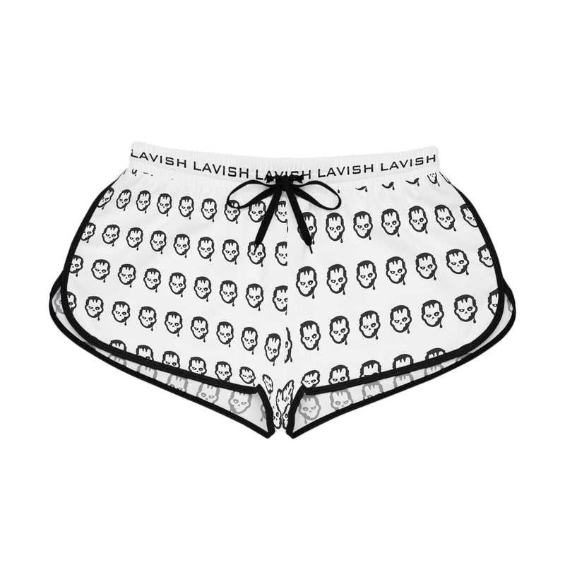 Women’s Relaxed Skull Print Shorts - Comfortable Lounge Wear