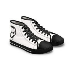 Women's High Top Sneakers with Skull Design - Stylish & Edgy Footwear THE DO`ER