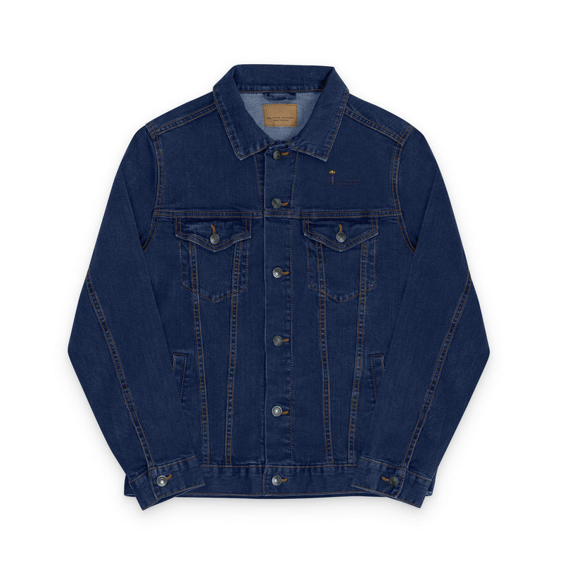 Stylish Unisex Embroidered Denim Jacket - Versatile & Timeless